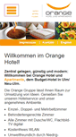 Mobile Screenshot of orange-hotel.de